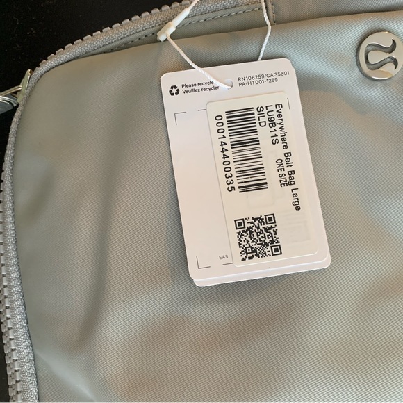 NWT LULULEMON EVERYWHERE BELT BAG LARGE SILVER DROP - Picture 6 of 8
